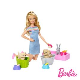 Barbie e Animaizinhos Hora do Banho
