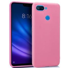 Funda  Silicona para Xiaomi Mi 8 Lite (Rosa)