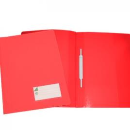 Classificador A4 com Ferragem com capa Opaca Vermelho Pack 10 Unidades