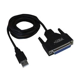 Adaptador USB para Porto Paralelo ! APPC26 Plug & Play Windows/Linux/Mac OS