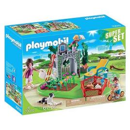 Playset Country Super Set Family In The Garden Playmobil 70010 (67 pcs)