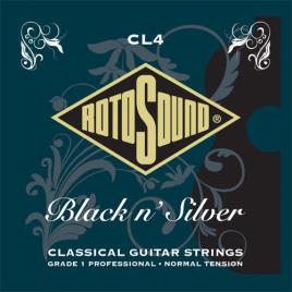 Cordas Guitarra Clássica Rotosound CL4 Black N' Silver