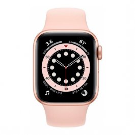 Smartwatch Apple Watch Series 6 GPS + Cellular 40mm Gold Aluminium Case Pink Sand Sport Band