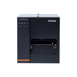 TJ-4020TN - Impressora industrial de etiquetas de transferência térmica e tecnologia térmica direta com uma resolução de 203ppp. Placa de rede, série,