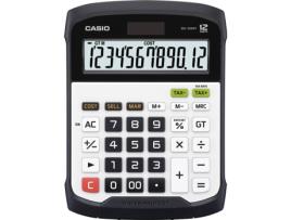 Calculadora Básica CASIO WD-320MT Preto e Branco (12 dígitos)