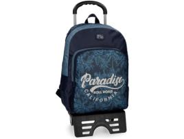 Mochila ROLL ROAD Palm Azul (33x44x13,5cm)