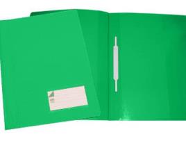 Classificador ROMA Capa Opaca Verde (10 un - Plástico)