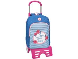 Mochila ROLL ROAD Rose Azul (30x40x13cm)