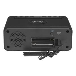 Rádio Despertador com Carregador sem Fios Denver Electronics CRQ-105 0,9