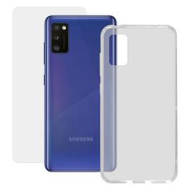 Protetor de vidro temperado para o telemóvel + Estojo para Telemóvel Samsung Galaxy A41 Contact
