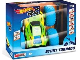 Carro Telecomandado HOT WHEELS Stunt Tornado (Verde - 25x24x13.5cm - Idade Mínima: 6)