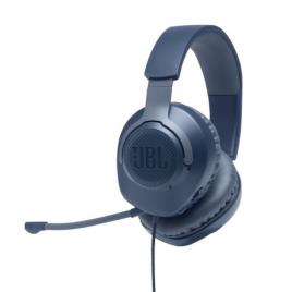 Auscultadores Gaming c/ fio JBL Quantum 100 Over Ear BLUE