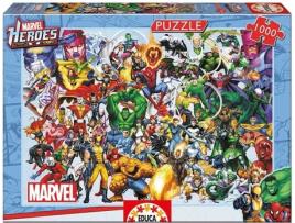 Puzzle  EDUCA Os Heróis da Marvel (1000 Peças)