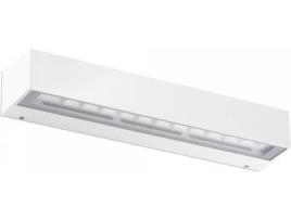 Aplique Exterior  Tacana LED (24W - Alumínio, Vidro - Branco)