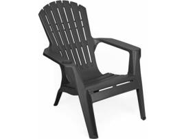 Cadeira KASA 6125561 Preto (Rattan - 92 x 77 x 95 cm)