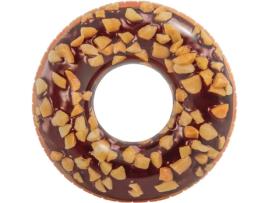 Bóia Insuflável INTEX Donut de Chocolate (144cm)