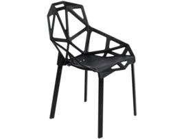 Cadeira REGALOS MIGUEL Omega (Preto - 52 x 80 x 52 cm - Polipropileno - Aço Reforçado)