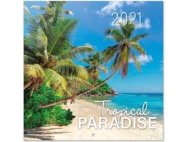 Calendário OFIURIA Tropical Paradise (2021 - 30 x 30 cm)