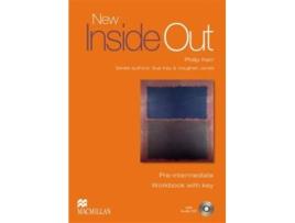 Livro New Inside Out Pre Intermediate/Workbook (With Key)Pack de Sue Kay