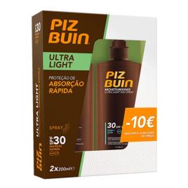Piz Buin Moisturising Ultra Light Spray Solar Hidratante FPS30 2x200ml