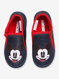 Pantufas com fecho Mickey® da Disney, para criança azul medio liso com motivo