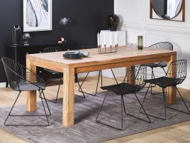 Mesa de jantar em madeira de acácia 180 x 90 cm TESA