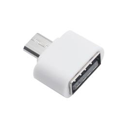 Adaptador OTG Micro USB para USB (Branco) - ®
