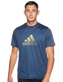 Adidas Performance T-shirt de mangas curtas, logótipo grande