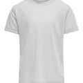 Only  T-Shirt mangas curtas KONSILVERY  Prata Disponível em tamanho para rapariga. 13 / 14 anos,8 ans,10 ans,14 ans.Criança > Menina > Roupas > Camiseta  