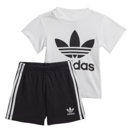 Adidas Originals Conjunto t-shirt + calções, 3 mês-4 anos