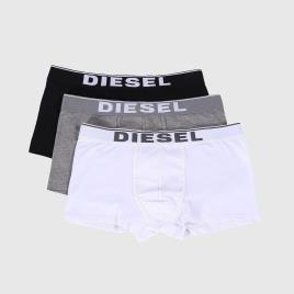 Diesel Lote de 3 boxers em algodão stretch classique 