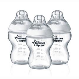 Tommee Tippee Biberões 42253072 Lote 3  260ml Closer to Nature 