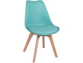 Cadeira  Synk (Azul - 53 x 82 x 53 cm - Polipropileno - Madeira)