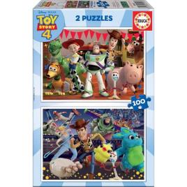 Educa - Puzzle Toy Story 4 2x100 Peças