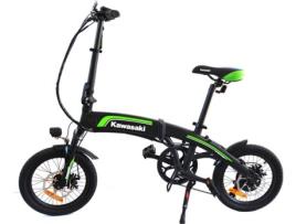 Bicicleta Elétrica  KX-F16 Preto (Velocidade Máx: 25 km/h  Autonomia: 25 km)