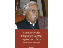 Livro L´Aigua De La Gota de Raimon Panikkar (Catalão)