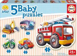 Educa - Puzzle Infantil Baby Veículos 