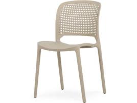 Cadeira KASA (Cinza - Plástico - 55x48x56 cm)