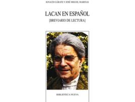 Livro Lacan En Español:Breviario De Lectura de Ignacio Garate, Jose Miguel Marinas (Espanhol)