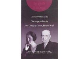 Livro Correspondencia, Jose Ortega Y Gasset, Helene Weyl, de Gesine Martens (Espanhol)