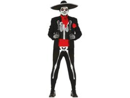 Fato de Homem DISFRAZZES Esqueleto Mexicano (Tam: L)