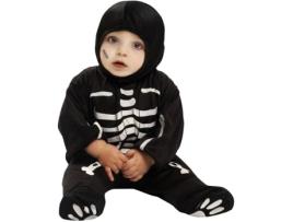 Fato de Bebé  Esqueleto (Tam: 0-6 meses)