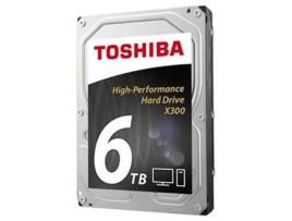 Disco HDD Interno TOSHIBA X300 (6 TB - SATA - 7200 RPM)