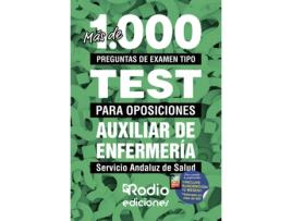 Livro Más de 1.000 preguntas de examen tipo test para oposiciones Auxiliar de Enfermería Servicio Andaluz de Salud de Vários Autores (Espanhol - 2018)