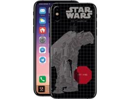 Capa  Star Wars Last Jedi iPhone X Transparente