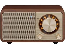 Rádio SANGEAN WR-7 (Castanho - Analógico - FM - Bateria)