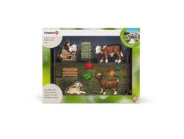 Conjunto de Figuras SCHLEICH Cercado com Crias de Animais