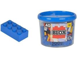 Construção  Blox com 40 blocos azuis