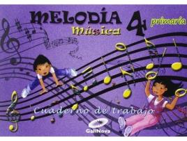 Livro Cuaderno Música 4ºprimaria. Melodía de Vários Autores (Espanhol)