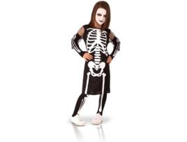 Fato de Menina RUBIE'S Esqueleto (Tam: 5-7 anos)